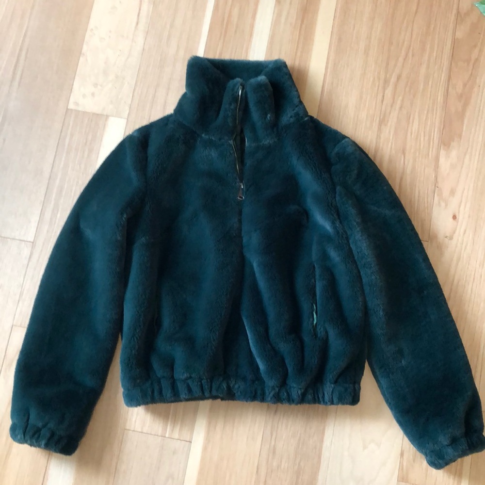 Super soft faux fur jacket from Urban Outfitters.